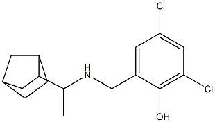 2-{[(1-{bicyclo[2.2.1]heptan-2-yl}ethyl)amino]methyl}-4,6-dichlorophenol