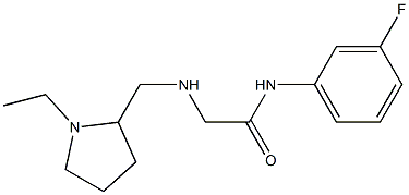 2-{[(1-ethylpyrrolidin-2-yl)methyl]amino}-N-(3-fluorophenyl)acetamide Structure