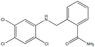  2-{[(2,4,5-trichlorophenyl)amino]methyl}benzamide