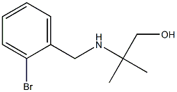 2-{[(2-bromophenyl)methyl]amino}-2-methylpropan-1-ol Structure