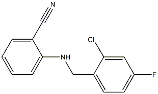 2-{[(2-chloro-4-fluorophenyl)methyl]amino}benzonitrile|