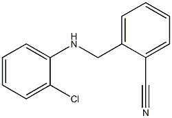 2-{[(2-chlorophenyl)amino]methyl}benzonitrile|