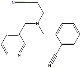 2-{[(2-cyanoethyl)(pyridin-3-ylmethyl)amino]methyl}benzonitrile