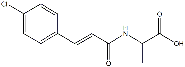 2-{[(2E)-3-(4-chlorophenyl)prop-2-enoyl]amino}propanoic acid