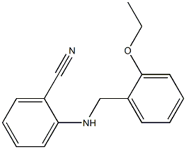 2-{[(2-ethoxyphenyl)methyl]amino}benzonitrile,,结构式