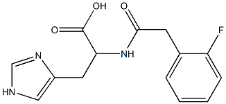 2-{[(2-fluorophenyl)acetyl]amino}-3-(1H-imidazol-4-yl)propanoic acid