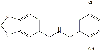  2-{[(2H-1,3-benzodioxol-5-ylmethyl)amino]methyl}-4-chlorophenol