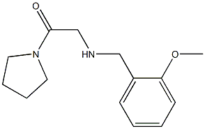 2-{[(2-methoxyphenyl)methyl]amino}-1-(pyrrolidin-1-yl)ethan-1-one Structure