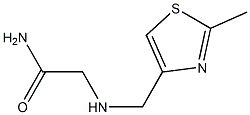  2-{[(2-methyl-1,3-thiazol-4-yl)methyl]amino}acetamide