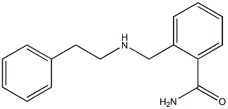 2-{[(2-phenylethyl)amino]methyl}benzamide Struktur