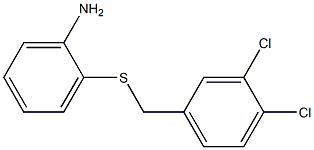 2-{[(3,4-dichlorophenyl)methyl]sulfanyl}aniline Structure