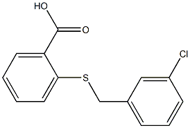 2-{[(3-chlorophenyl)methyl]sulfanyl}benzoic acid