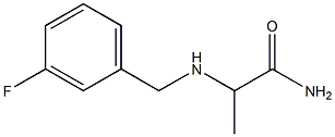 2-{[(3-fluorophenyl)methyl]amino}propanamide|