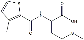 2-{[(3-methylthien-2-yl)carbonyl]amino}-4-(methylthio)butanoic acid Struktur