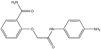  2-{[(4-aminophenyl)carbamoyl]methoxy}benzamide