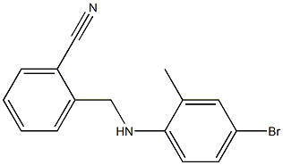 2-{[(4-bromo-2-methylphenyl)amino]methyl}benzonitrile