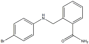 2-{[(4-bromophenyl)amino]methyl}benzamide Structure