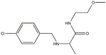 2-{[(4-chlorophenyl)methyl]amino}-N-(2-methoxyethyl)propanamide