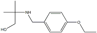2-{[(4-ethoxyphenyl)methyl]amino}-2-methylpropan-1-ol Struktur