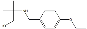 2-{[(4-ethoxyphenyl)methyl]amino}-2-methylpropan-1-ol Structure