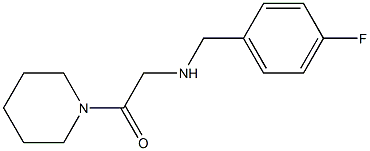 2-{[(4-fluorophenyl)methyl]amino}-1-(piperidin-1-yl)ethan-1-one|