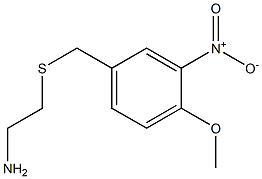  2-{[(4-methoxy-3-nitrophenyl)methyl]sulfanyl}ethan-1-amine