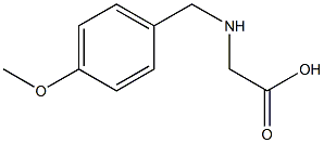 2-{[(4-methoxyphenyl)methyl]amino}acetic acid,,结构式