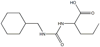 2-{[(cyclohexylmethyl)carbamoyl]amino}pentanoic acid,,结构式