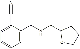 2-{[(oxolan-2-ylmethyl)amino]methyl}benzonitrile 化学構造式