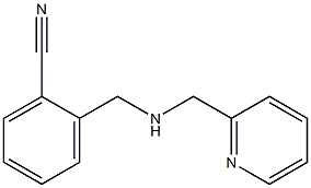 2-{[(pyridin-2-ylmethyl)amino]methyl}benzonitrile 结构式
