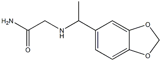 2-{[1-(1,3-benzodioxol-5-yl)ethyl]amino}acetamide