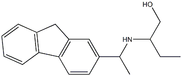 2-{[1-(9H-fluoren-2-yl)ethyl]amino}butan-1-ol Structure