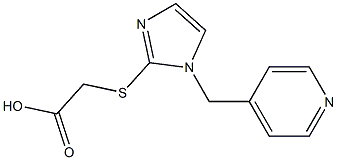  2-{[1-(pyridin-4-ylmethyl)-1H-imidazol-2-yl]sulfanyl}acetic acid