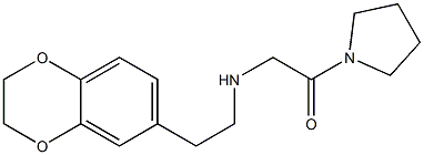  2-{[2-(2,3-dihydro-1,4-benzodioxin-6-yl)ethyl]amino}-1-(pyrrolidin-1-yl)ethan-1-one