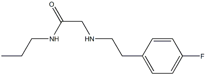 2-{[2-(4-fluorophenyl)ethyl]amino}-N-propylacetamide