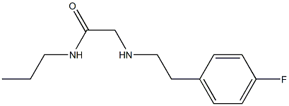 2-{[2-(4-fluorophenyl)ethyl]amino}-N-propylacetamide|