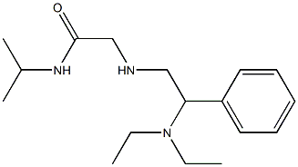 2-{[2-(diethylamino)-2-phenylethyl]amino}-N-(propan-2-yl)acetamide Structure