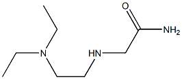 2-{[2-(diethylamino)ethyl]amino}acetamide,,结构式