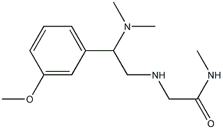 2-{[2-(dimethylamino)-2-(3-methoxyphenyl)ethyl]amino}-N-methylacetamide