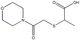 2-{[2-(morpholin-4-yl)-2-oxoethyl]sulfanyl}propanoic acid