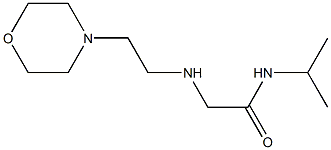 2-{[2-(morpholin-4-yl)ethyl]amino}-N-(propan-2-yl)acetamide Structure