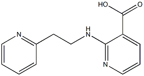 2-{[2-(pyridin-2-yl)ethyl]amino}pyridine-3-carboxylic acid Struktur