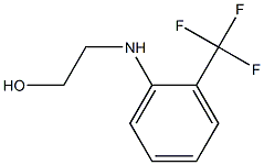2-{[2-(trifluoromethyl)phenyl]amino}ethan-1-ol,,结构式