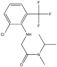 2-{[2-chloro-6-(trifluoromethyl)phenyl]amino}-N-methyl-N-(propan-2-yl)acetamide