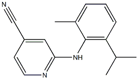 2-{[2-methyl-6-(propan-2-yl)phenyl]amino}pyridine-4-carbonitrile