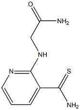 2-{[3-(aminocarbonothioyl)pyridin-2-yl]amino}acetamide Structure