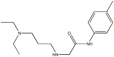 2-{[3-(diethylamino)propyl]amino}-N-(4-methylphenyl)acetamide Structure