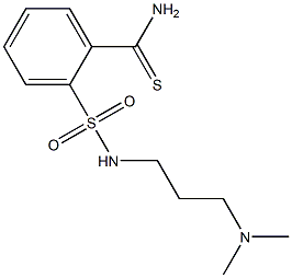 2-{[3-(dimethylamino)propyl]sulfamoyl}benzene-1-carbothioamide Structure