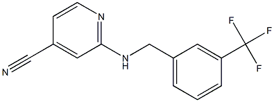 2-{[3-(trifluoromethyl)benzyl]amino}isonicotinonitrile