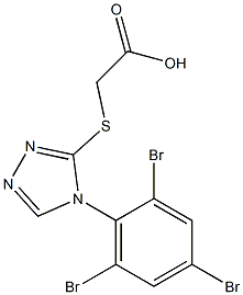 2-{[4-(2,4,6-tribromophenyl)-4H-1,2,4-triazol-3-yl]sulfanyl}acetic acid